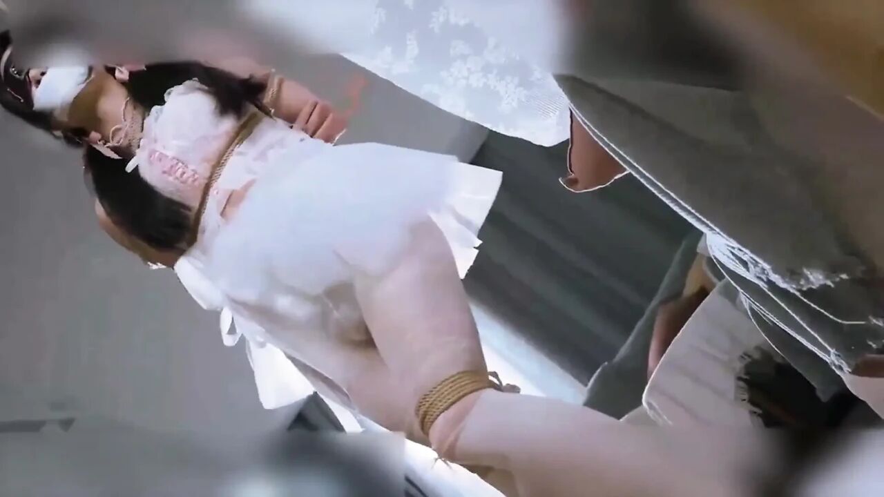 Ms19-a Girl in a Wedding Dress Was Disciplined by Vibrator