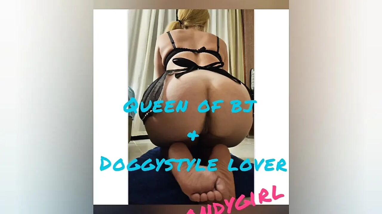 Hotblondygirl Stunning Black Lingerie Fingering Little Tight Pussy and Shows Ass and Boobs