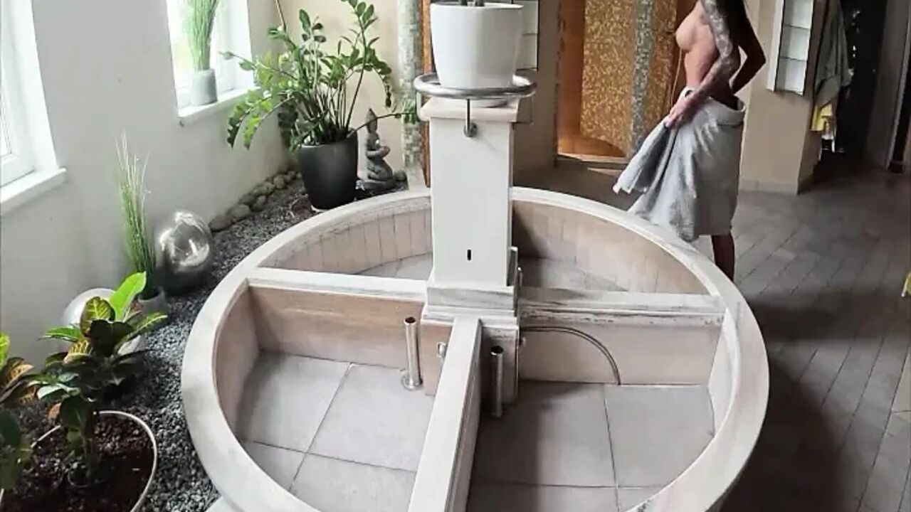 Hardcore horny in the sauna