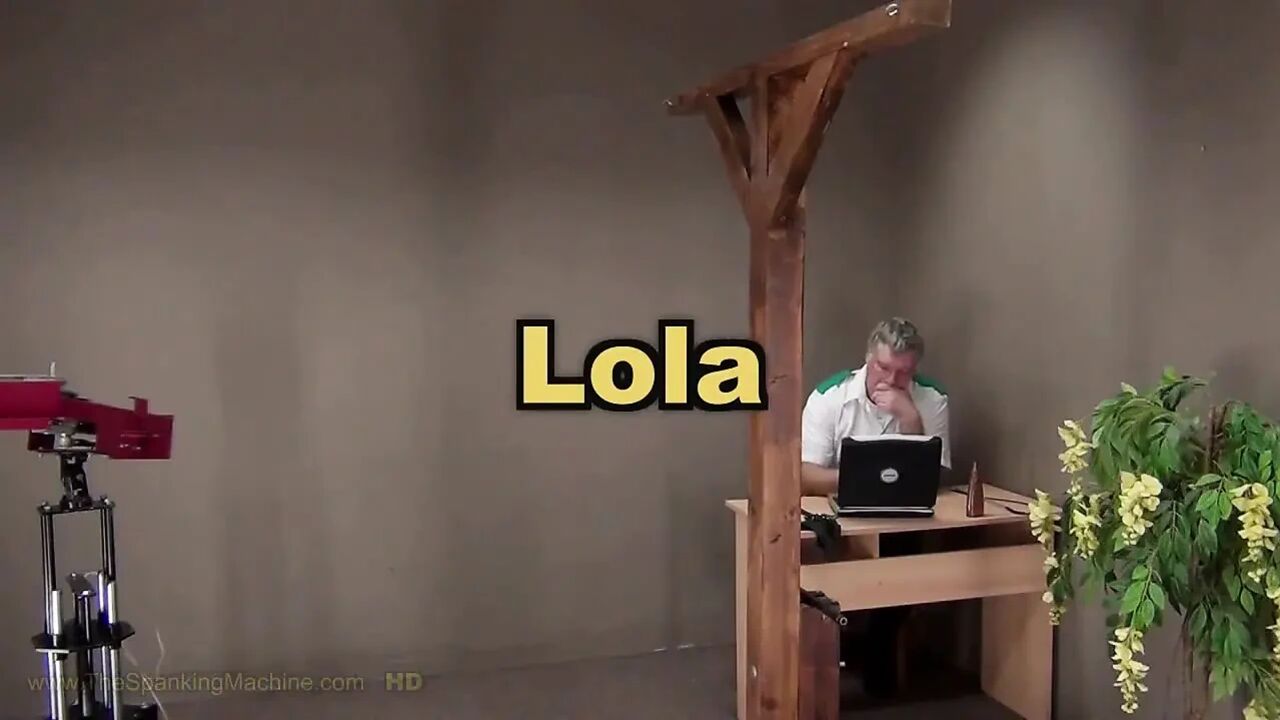 Lola2. Spanking Machine - Bare Back Whipping