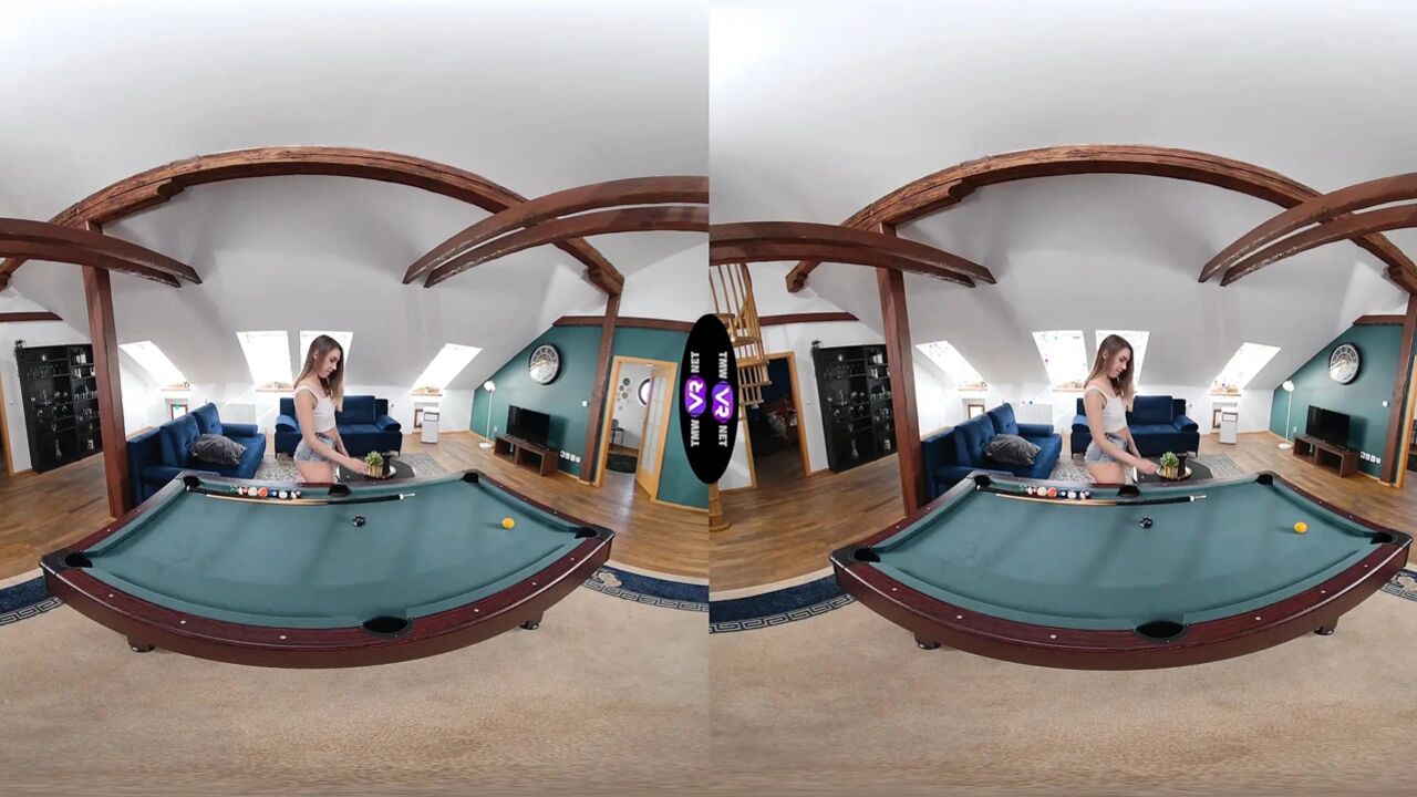 Pool Table Turns Into Pleasure Zone For Naughty Elena Vedem - TeenMegaWorld