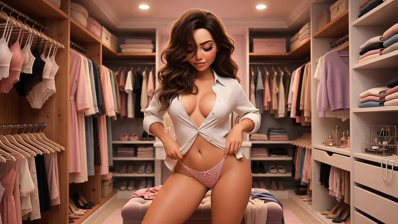 Innocent To Seductive To Sexy Latina Lingerie Transformation Ends In BDSM Restraint And Passionate Moaning