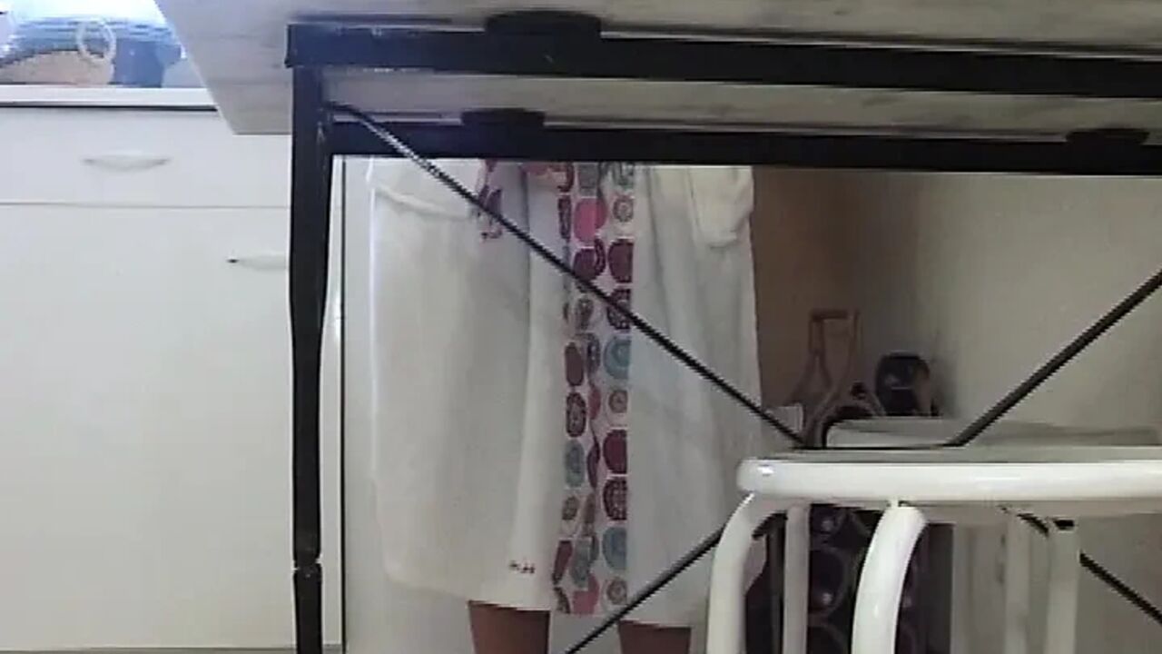 Hot French mom gets her asshole banger hard in the bakery