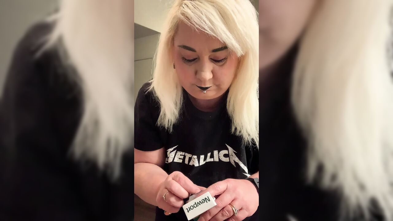 Beautiful Smoking Stepmomma