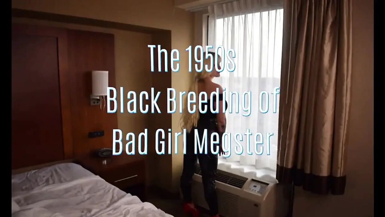 Black Breeding of a 1950s Bad Girl Pin-up Model