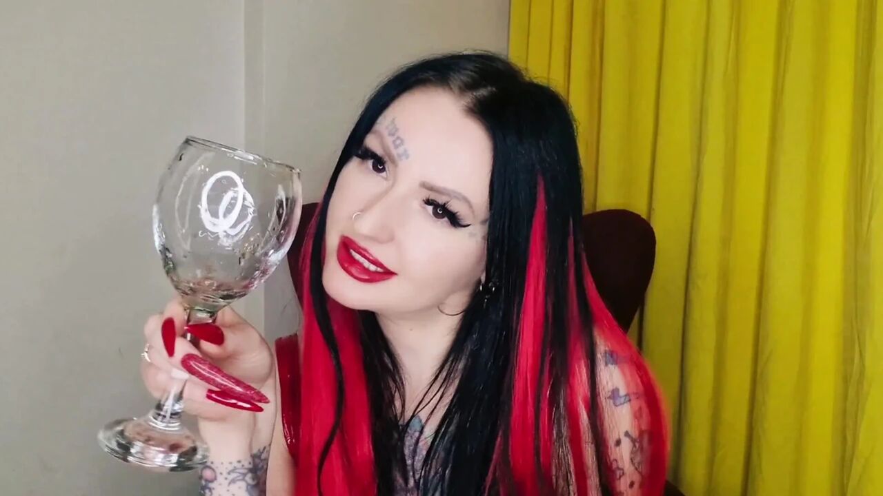 Spit fetish. Mistress sucks lemons, which required more saliva to prepare a special cocktail of spit, drool, and chewed lemons f