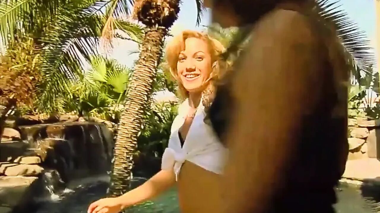 Lesbian hot sex outdoor in the water