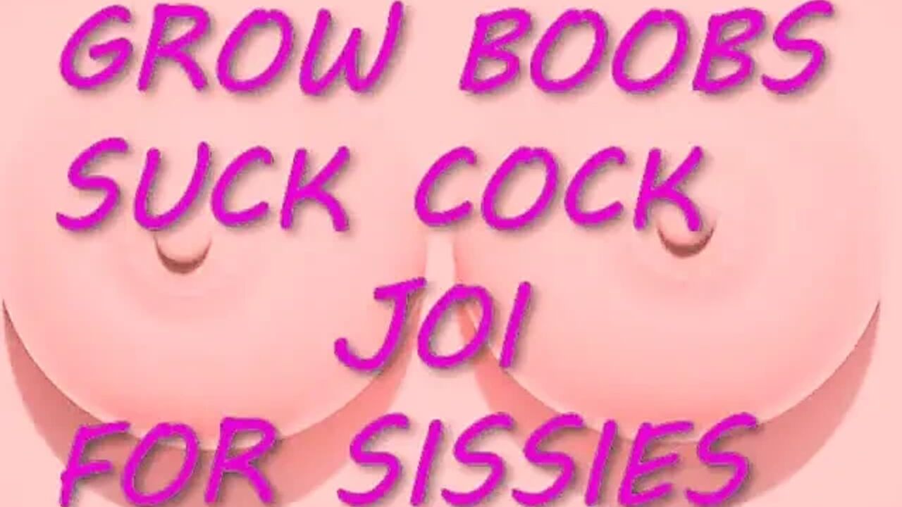 AUDIO ONLY - Grow your boobs sissy bois JOI style