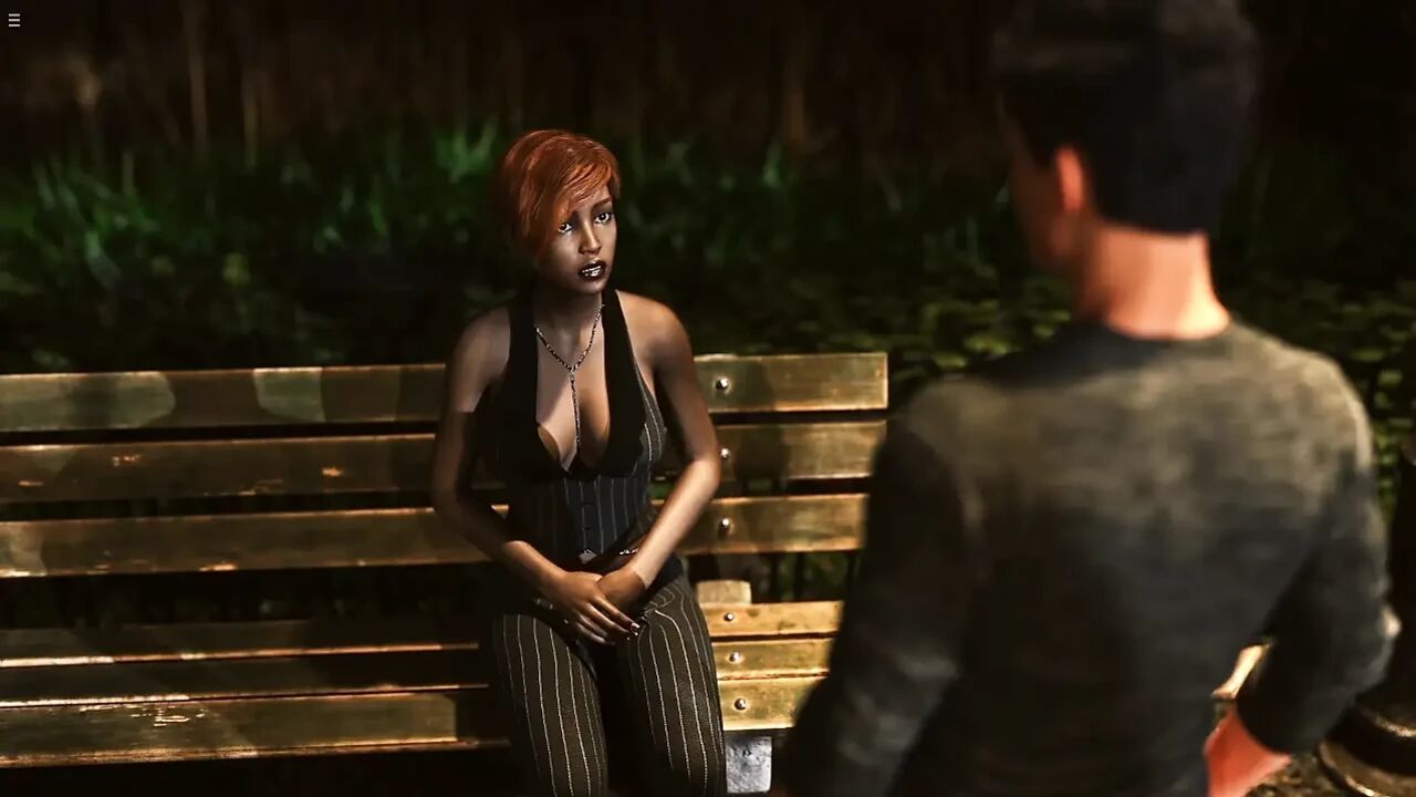 Billy Fucking Black Girl Asshole Anal Sex In Park At Night