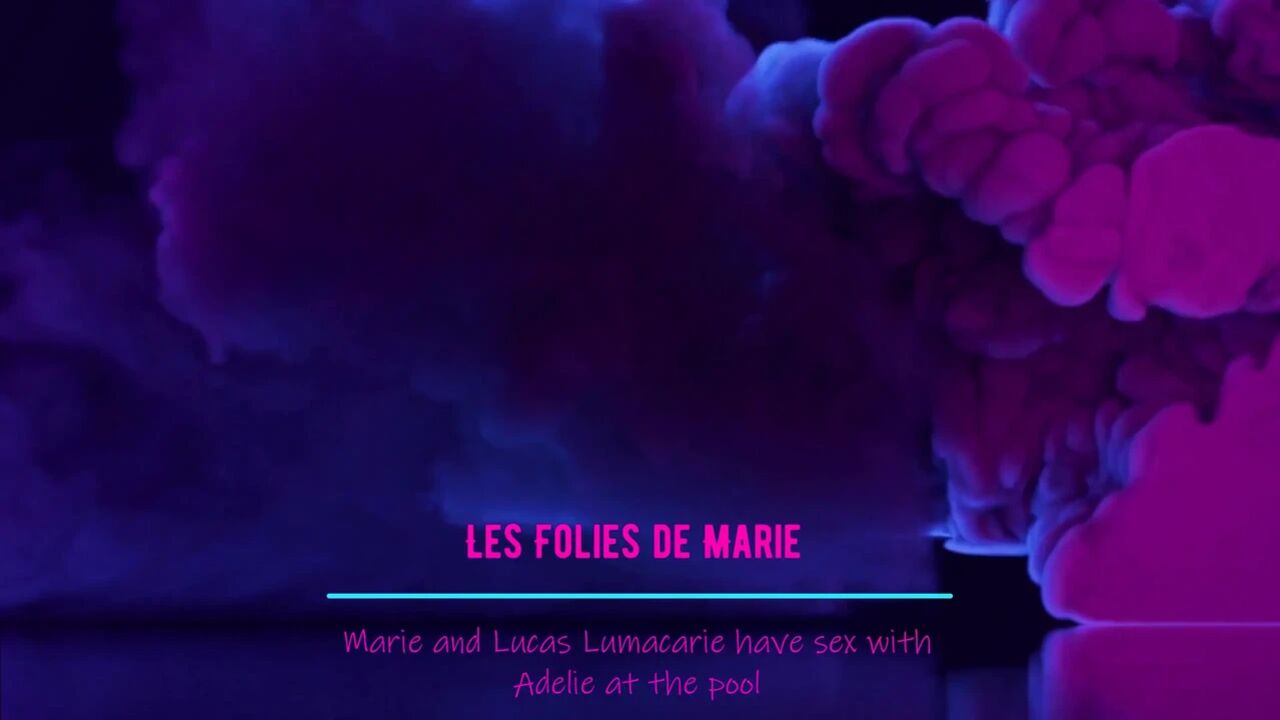 Marie and Lucas Lumacarie Fuck with Adelie by the Pool