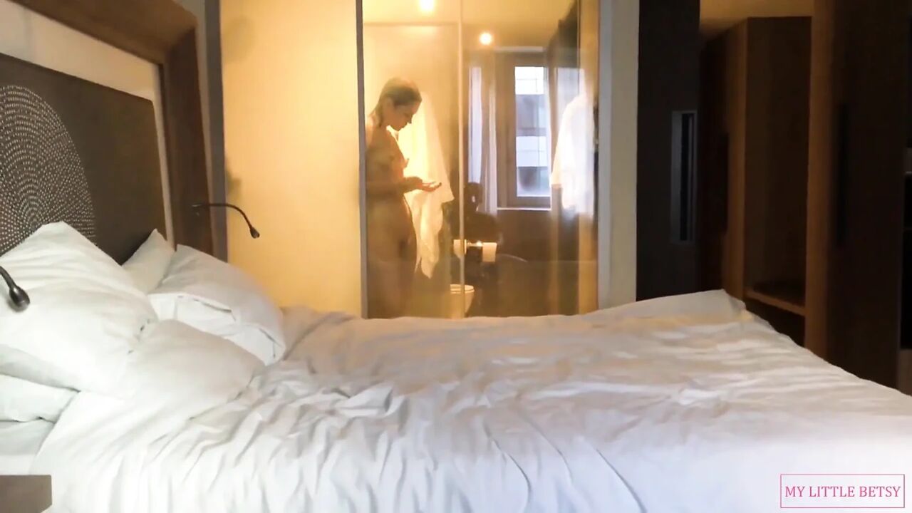My Step Brother Watches Me in the Shower and Fucked Me After