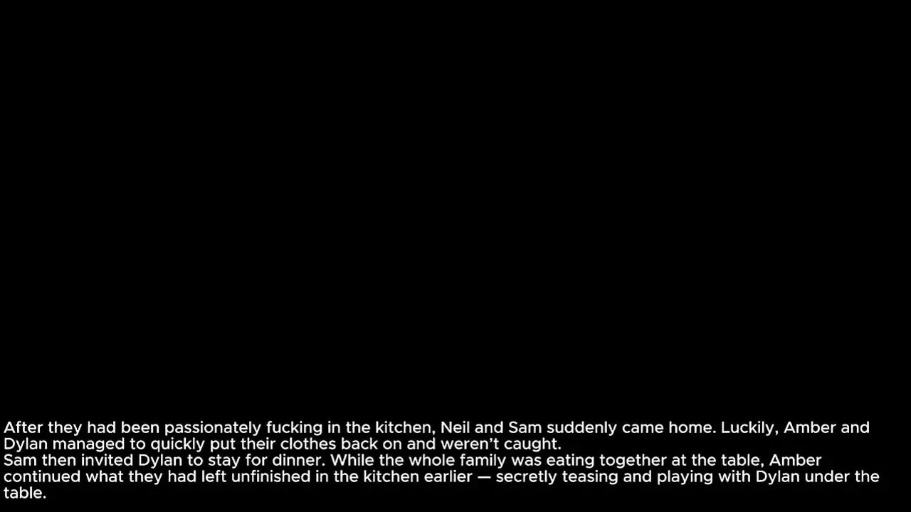 Awam MILF Cuckold Amber - Lucky Dylan Gets Dinner and Pussy at Sam’s House