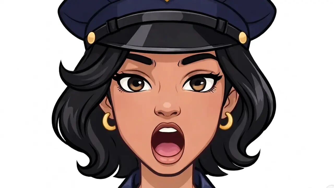Police with assistant