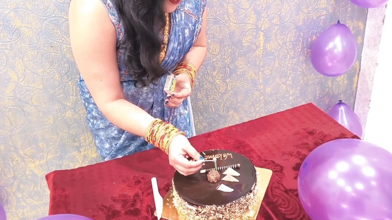 New Year Celebration with Rosser Fero Chocolate Cake Hardcore Sex