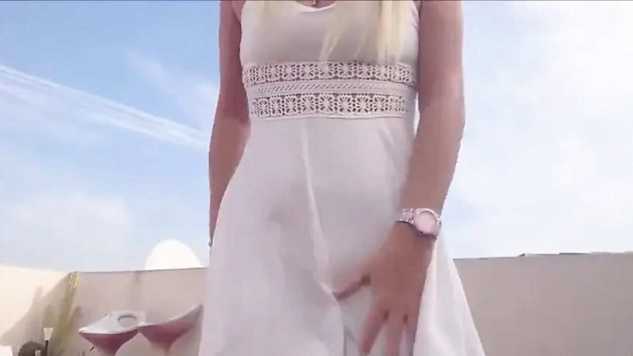 Join me today & see me rubbing off masturbating outside on my balcony