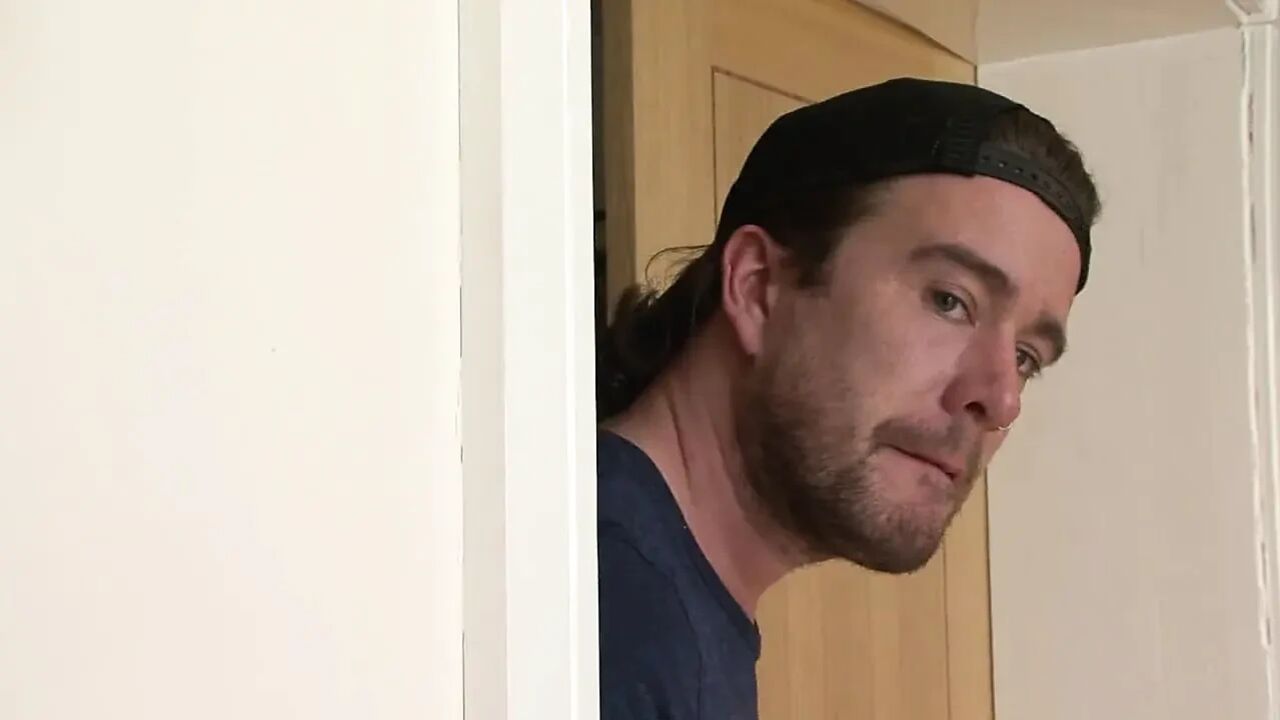 Cute college teen fucked from big cock dude