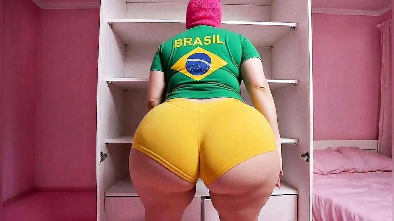 Brazilian woman with a huge ass