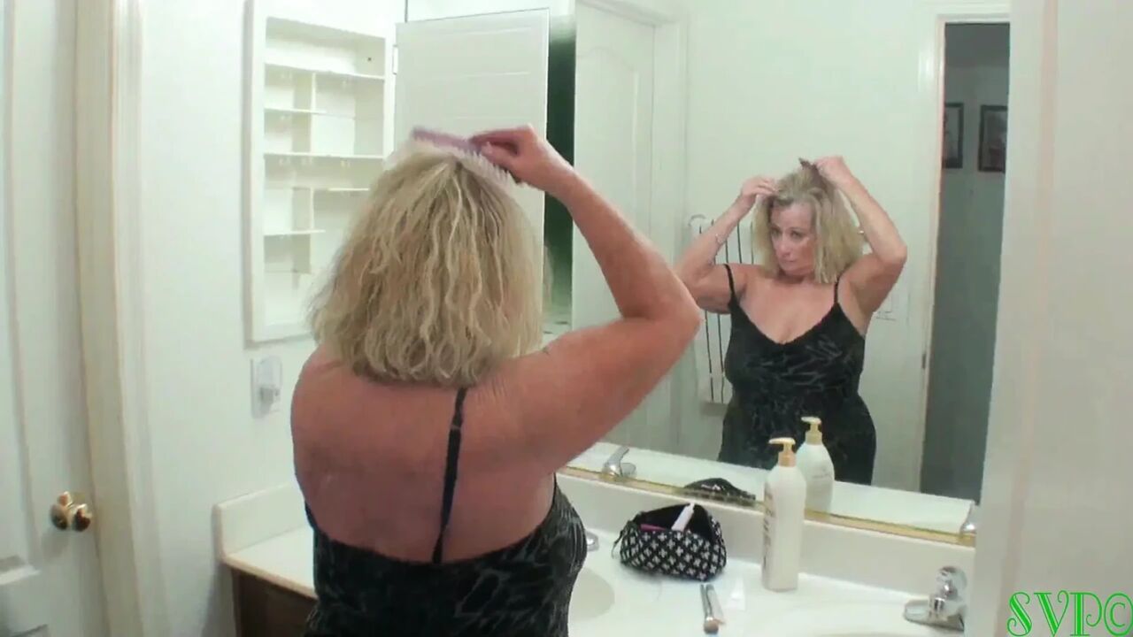 My Step-granny Lets Me Fuck Her Tight Pussy