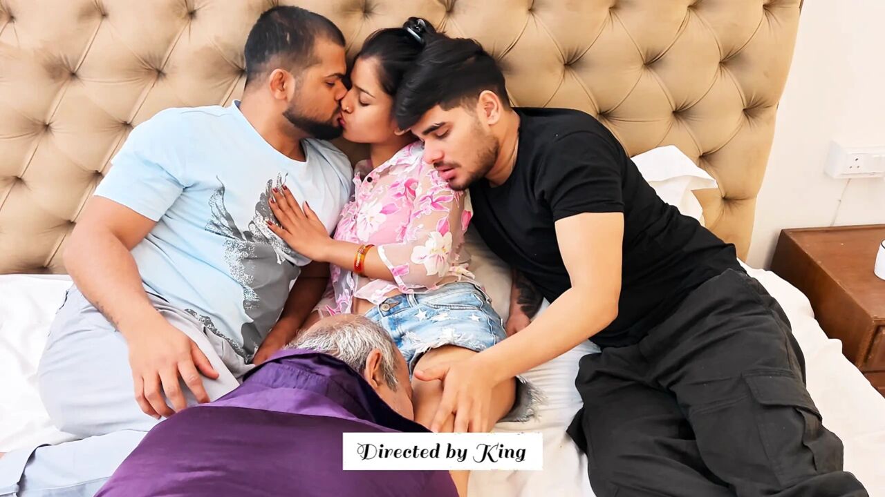 Desi Indian Foursome and Threesome Hardcoreswx Old and Young with Cute Girl