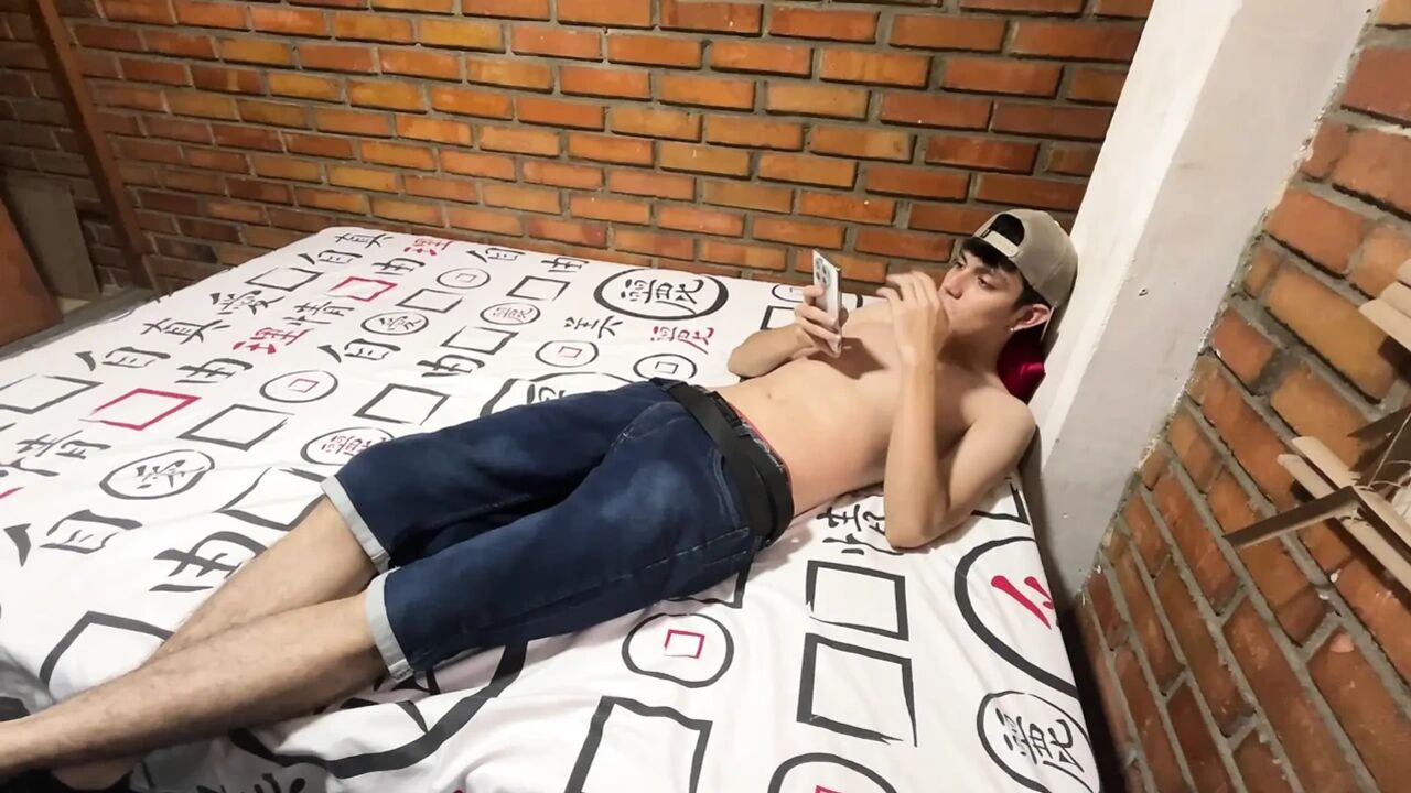 Stepsister, why the fuck are you barging into my room like that?I was jerking off