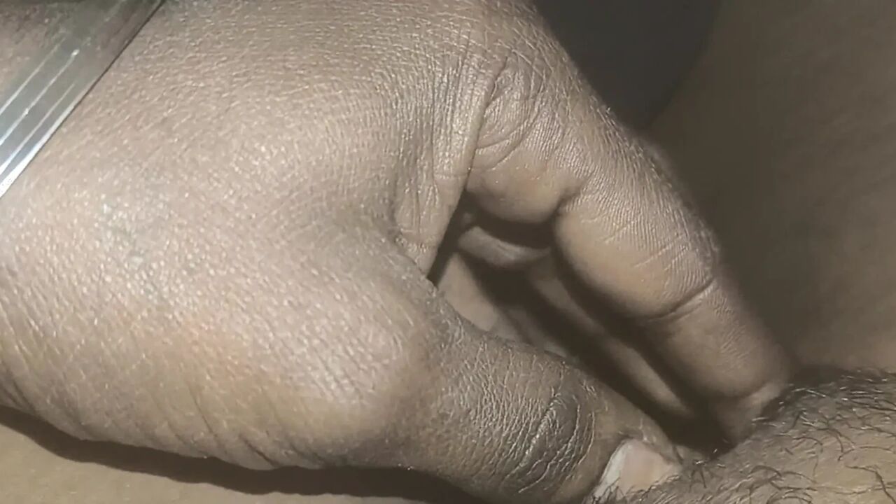 Inserted black land into his tight pussy