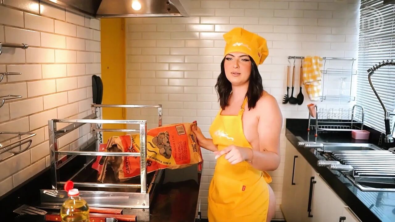Hot Latinas Lesbians Cooking - SFW