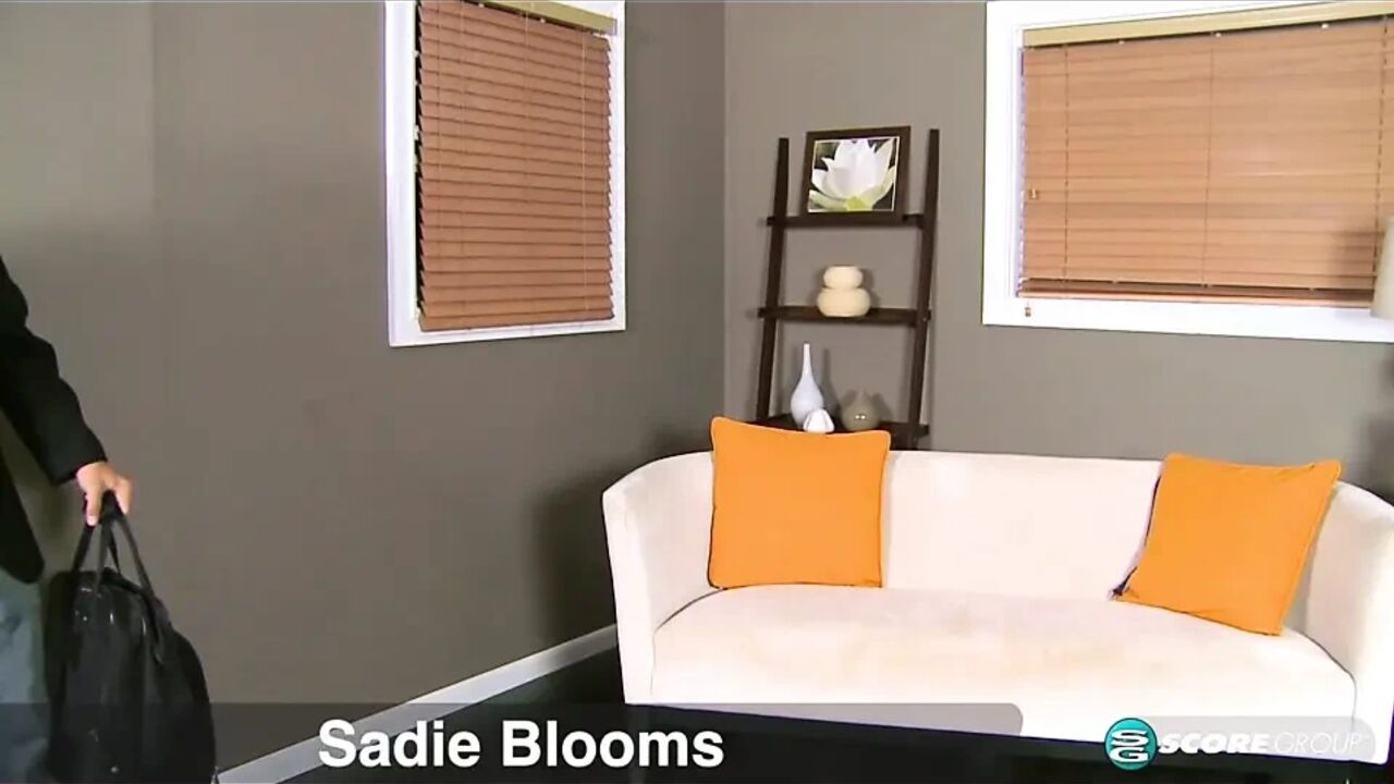Sweet cream and man cream for busty Sadie Blooms