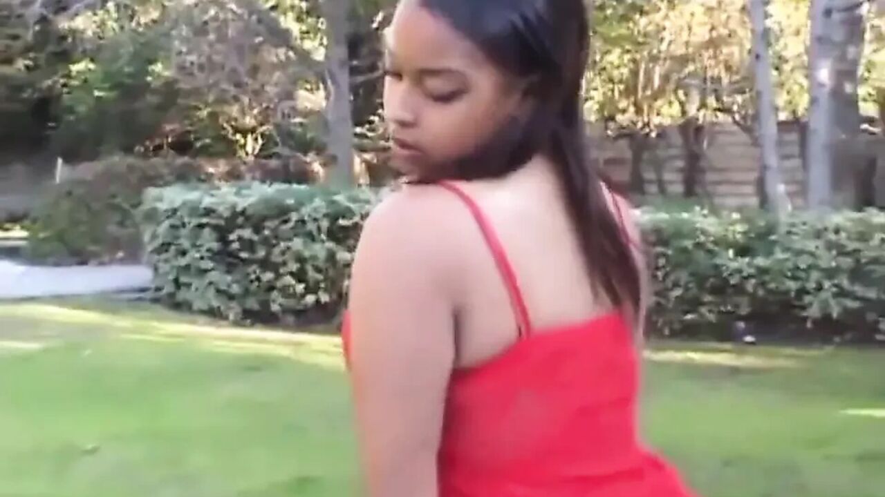 Sexy black babe loves the cock in pussy in ass