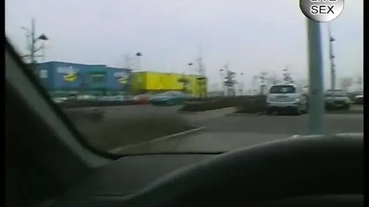 Chubby MILF whore satisfy her pussy in car