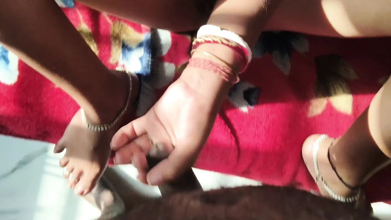 New love marriage couple real homemade fucking in Indian village