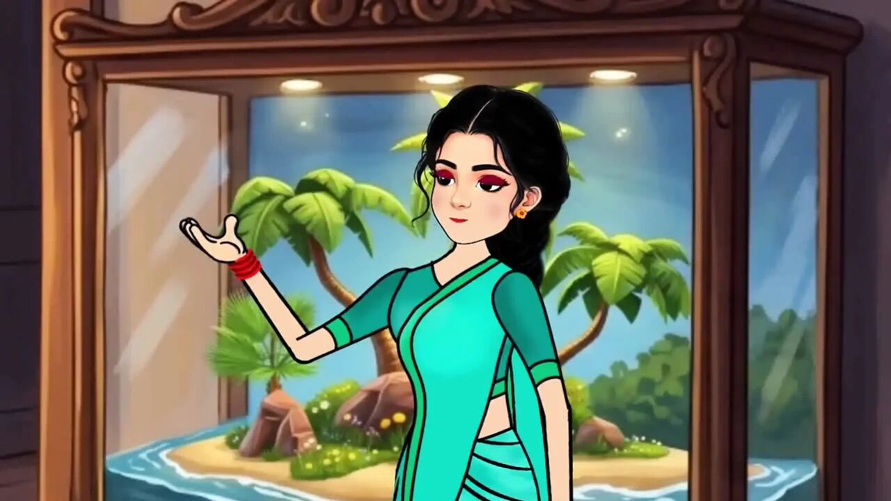 The story of Rupa Bhabhi and Gopal's bedroom sex story. Hindi Cartoon Story