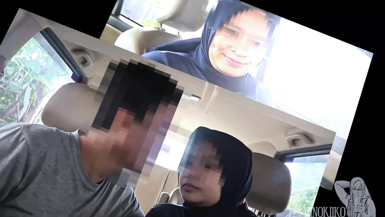 Asian Hijab Fitness Girl Doing Blowjob to Drink Cum For Boost Her Stamina In The Car - Minokiiko