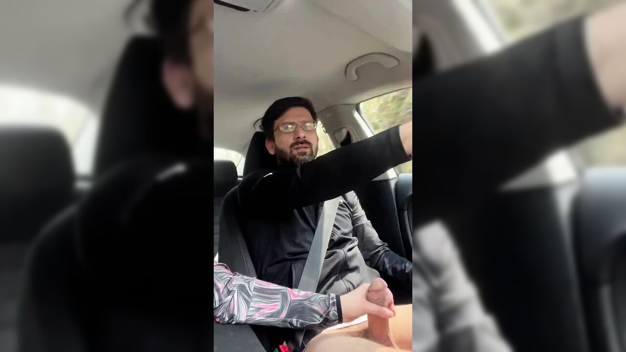 She Couldn’t Wait - MILF Blowjob & Handjob While Driving - Public Car Sex Kingyordanov