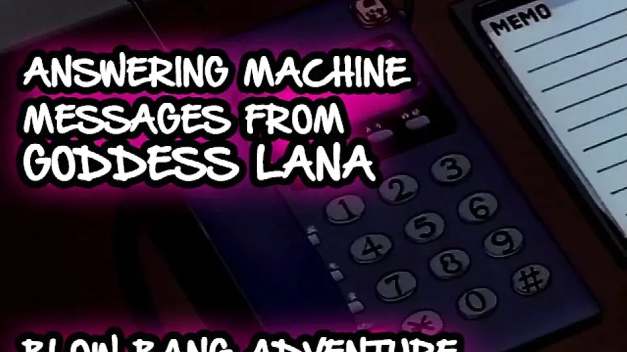 AUDIO ONLY - Answering machine Messages 2 blow bang adventure