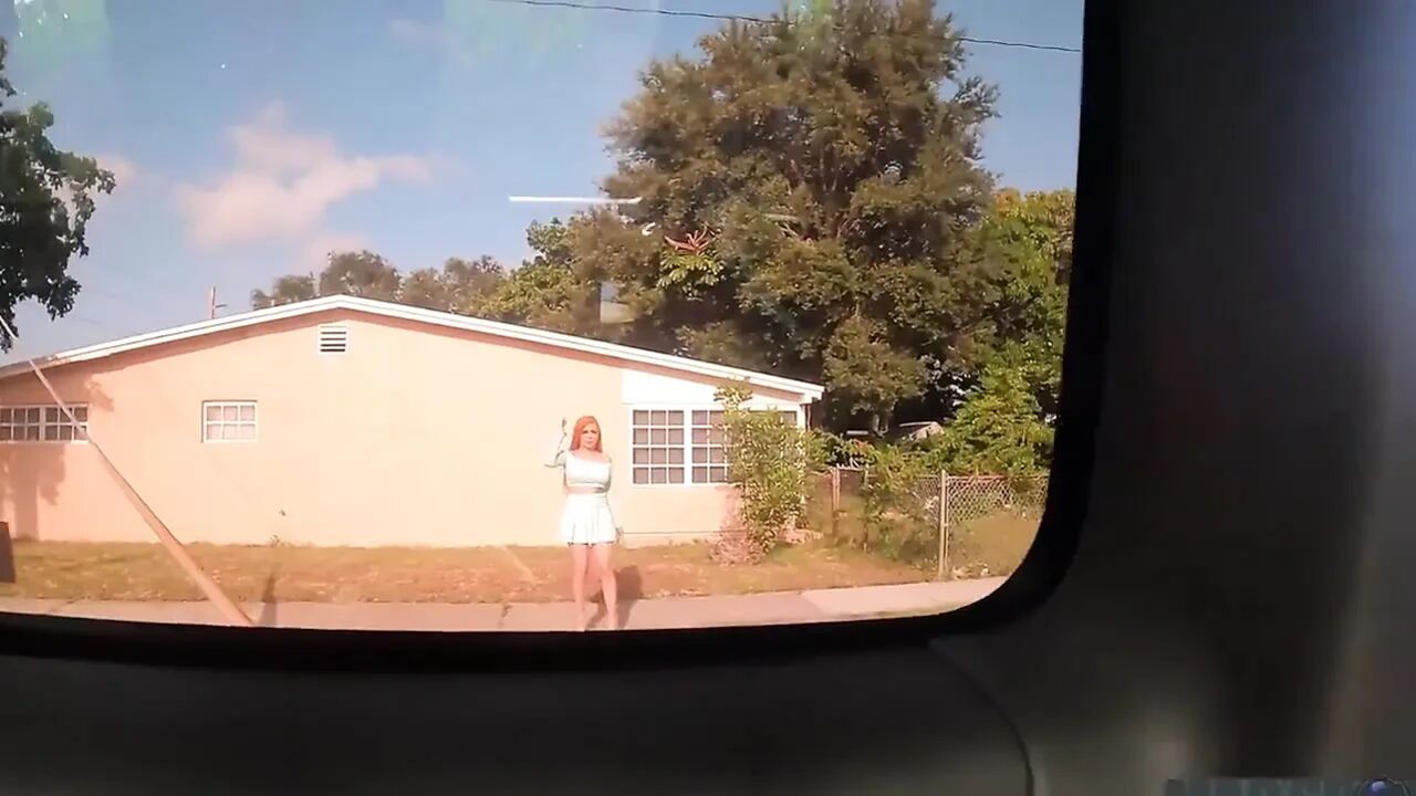 I took a ride again and this time I got Aaliyah Hadid and put her in the pile driver in the back and fill her face with cum!