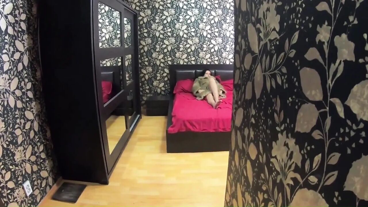 Cum Play in Fur Coat & Pantyhose Blowjob Fantasy with My Bosss Gift