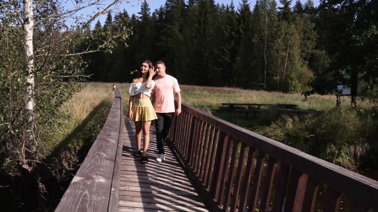 Picnic,sex and Cum on Ass on a Warm Sunny Day