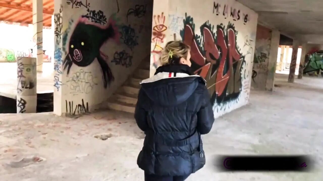 Horny Wife Luna Takes Intense Anal in Abandoned House - Outdoor POV Real Couple