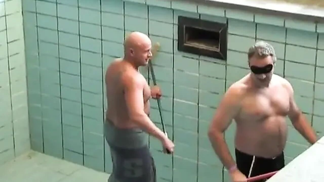 Cute Cute Brazilian Surprises Two Delighted Pool Cleaners