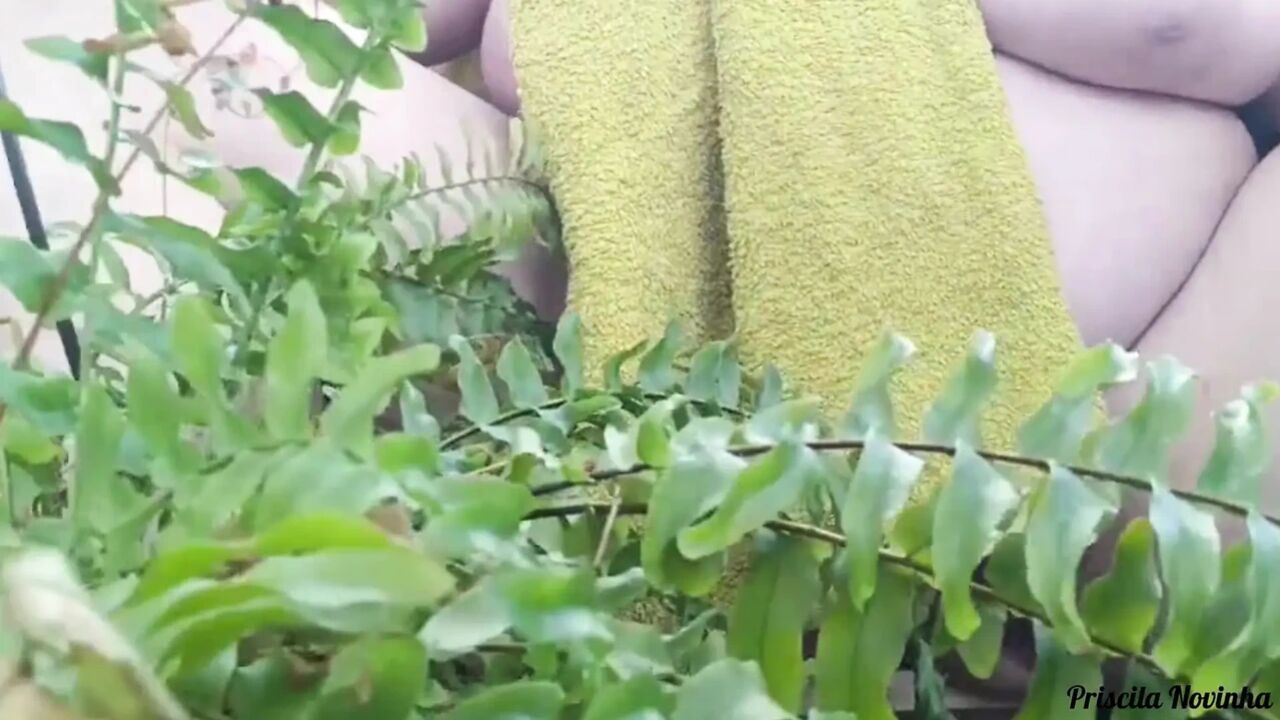 Stepmom makes video for stepson's friend teaching gardening part 01