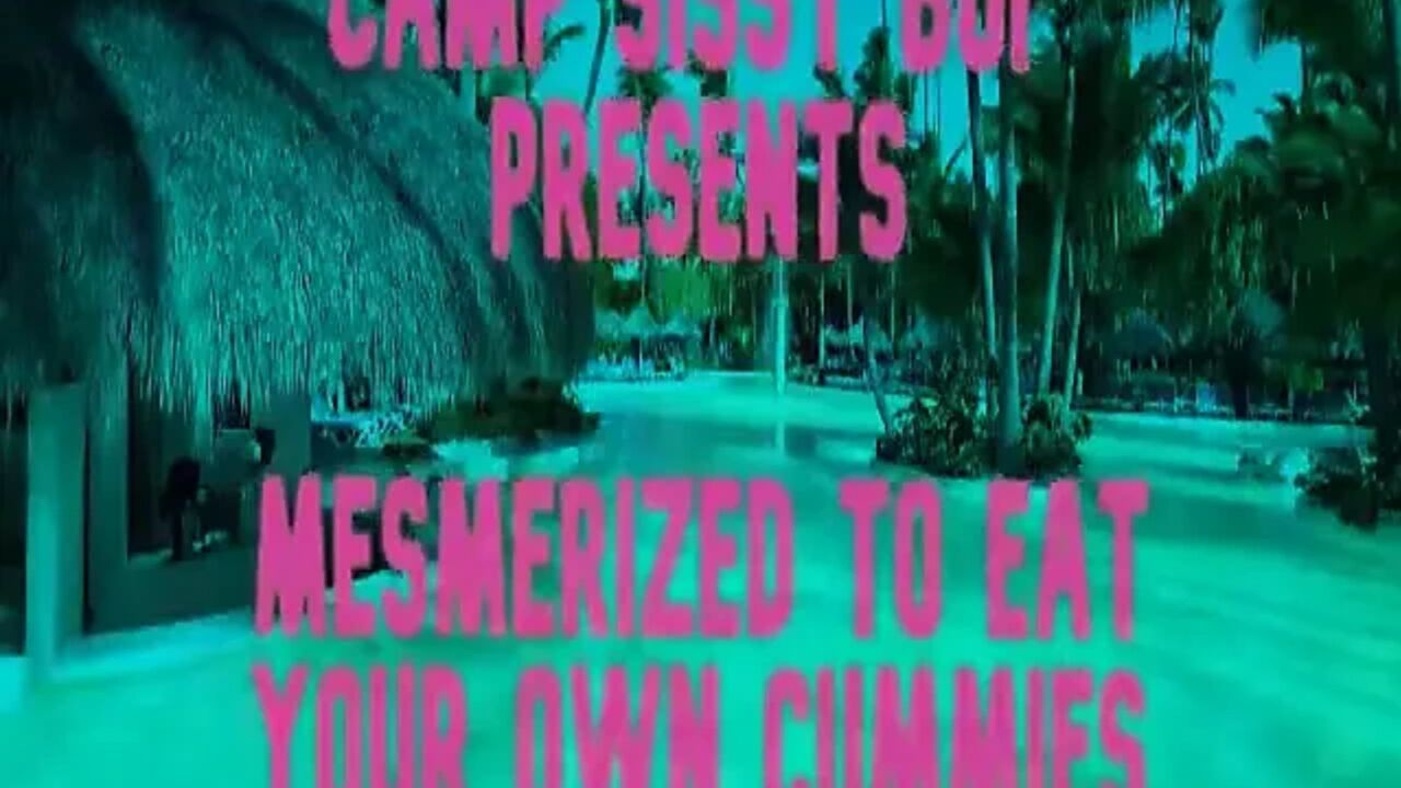 Mesmerized to eat your own cum