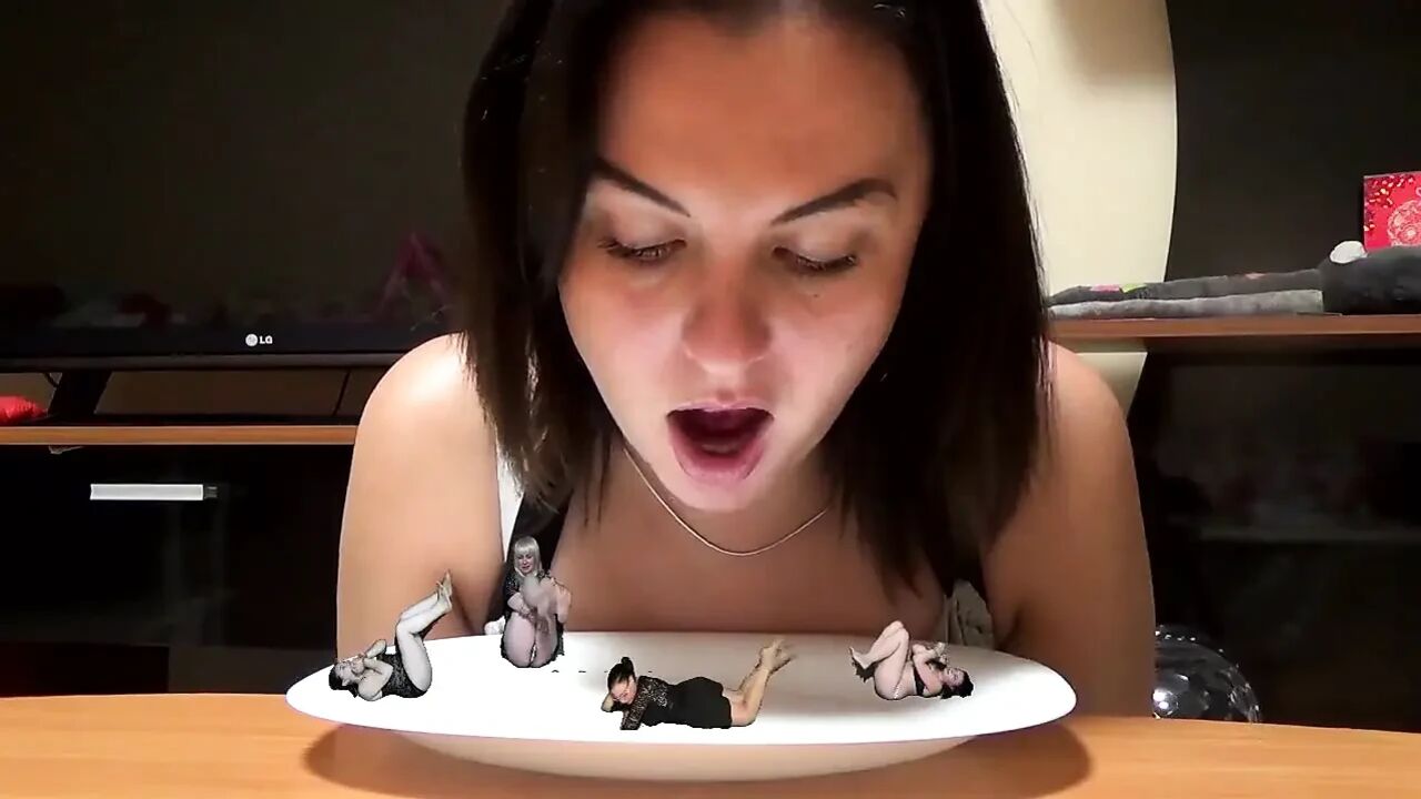 I Am Going to Eat 4 Girls! Mmm, Yummy!