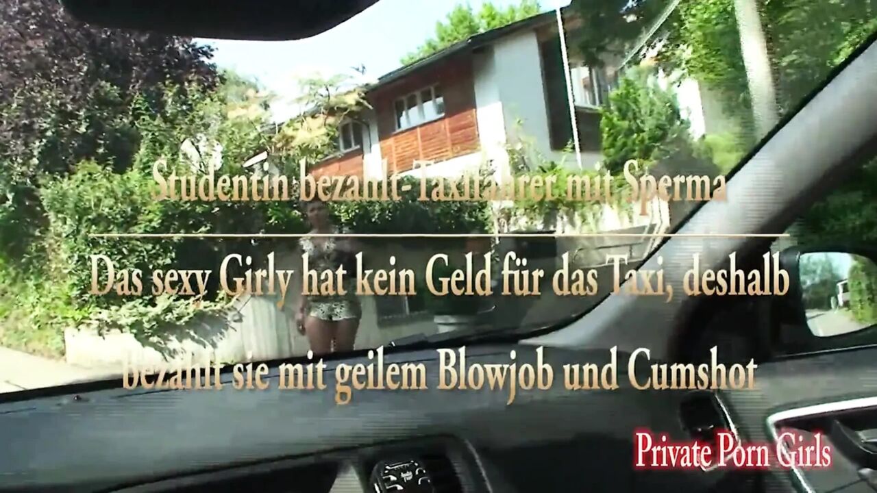Sexy slut likes blowjob in car