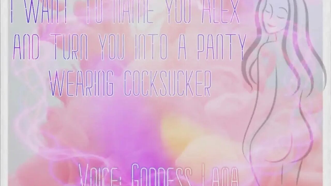 AUDIO ONLY - I want to name you Alex and turn you into a cocksucker