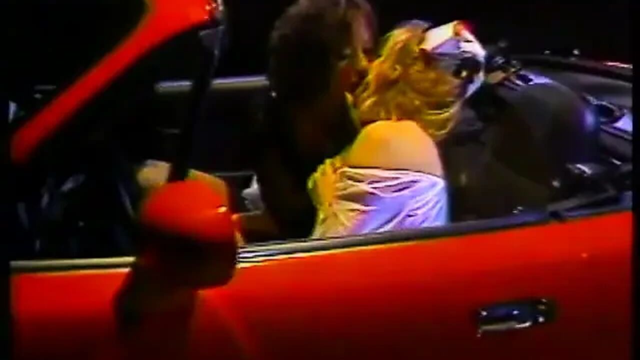 Retro lesbian nurse exotic beauty eat pussies outdoors at night