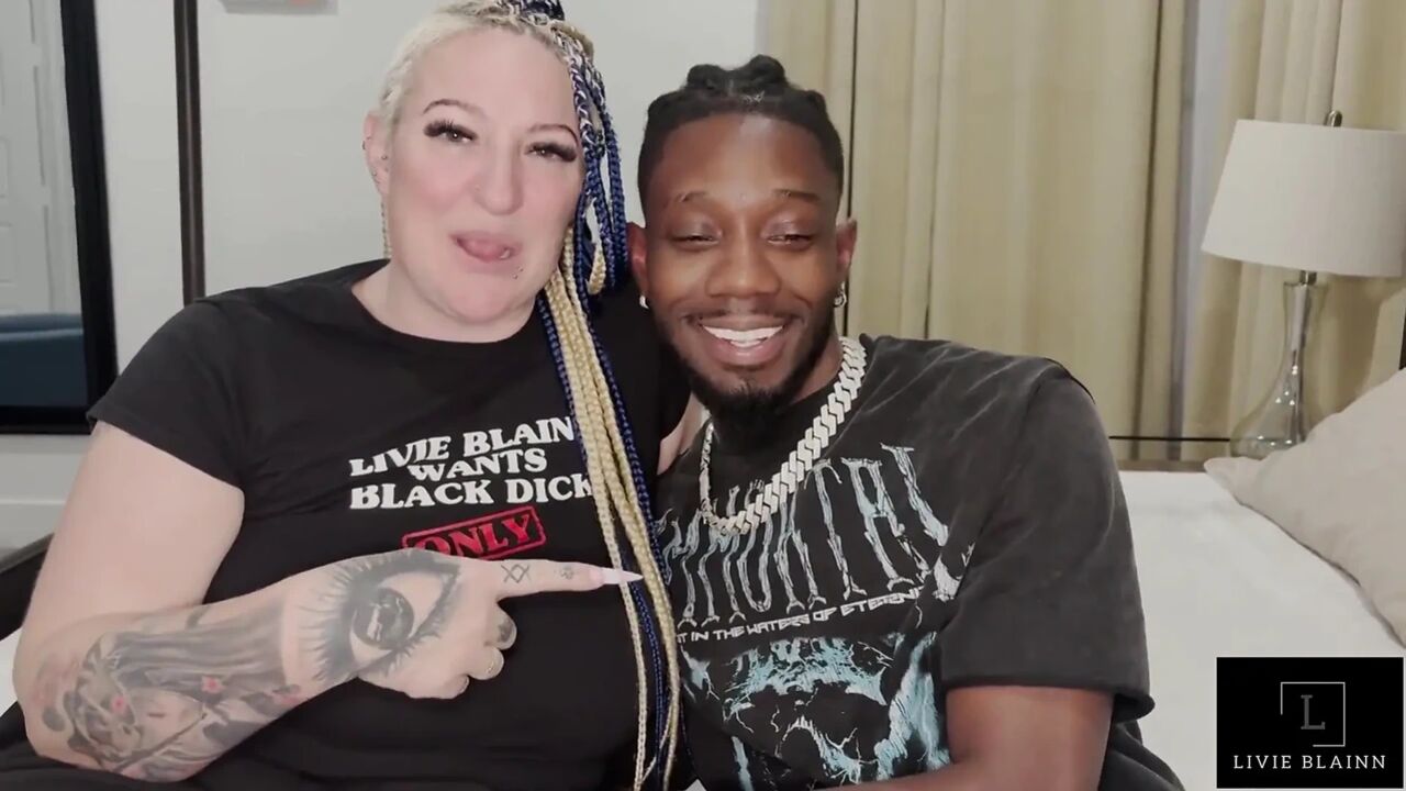 Sexy Black Man Tries to Dominate Livie Blainn