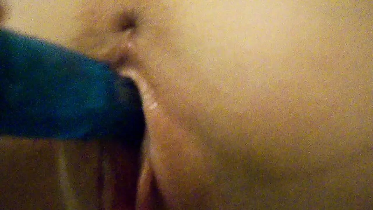 Warming up my asshole with a vibrator to get ready for the biggest cock I've ever taken in my life!