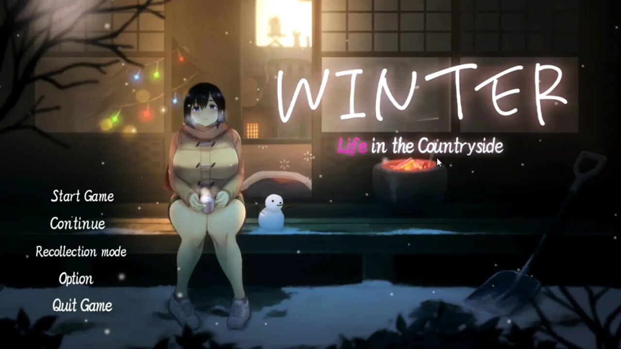 Hentai Game – Busty Babe in Winter Heat - Intense Sex & Blowjob