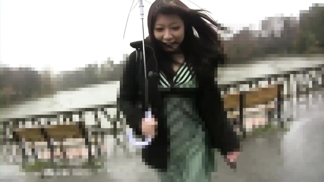 Cute Asian rescued and fucked