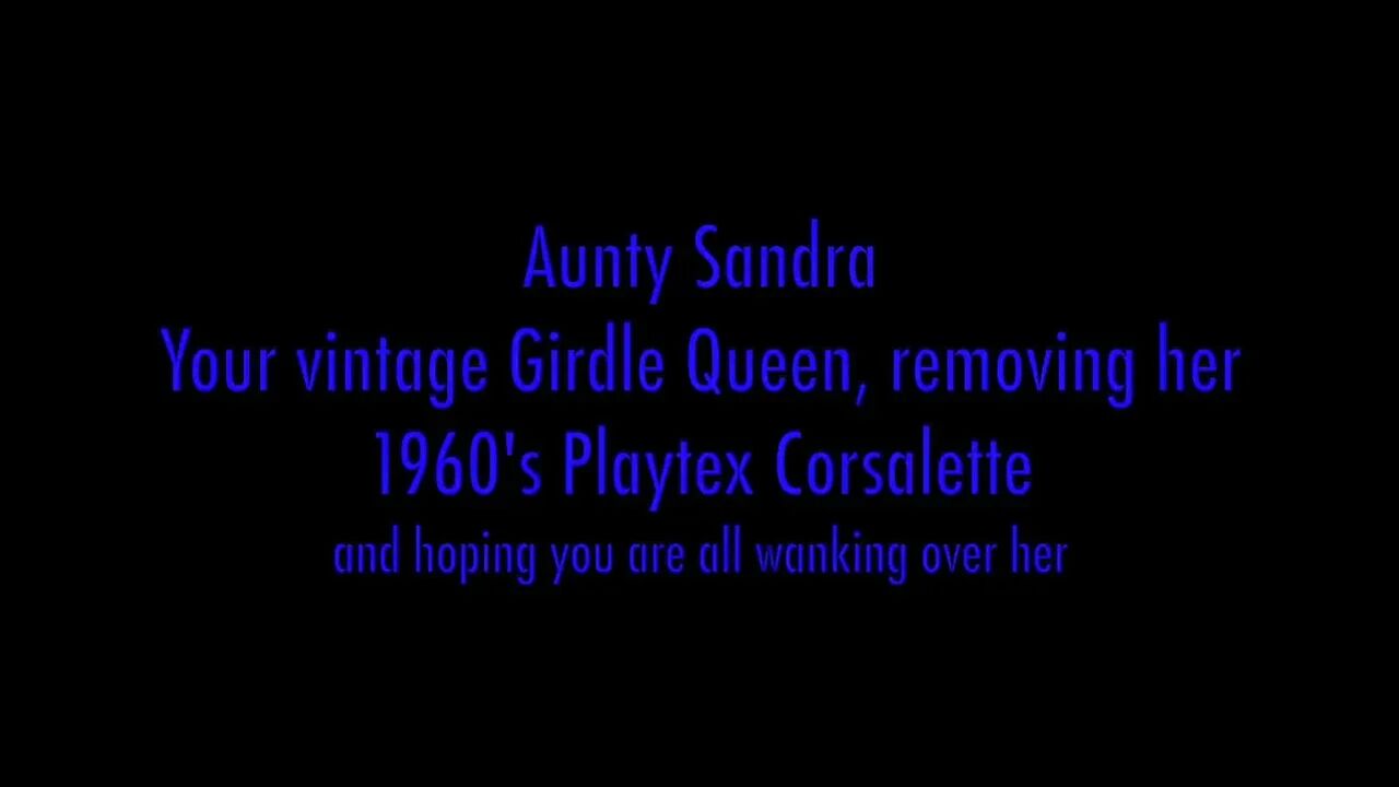 Vgq31 Aunty Sandra and Her Playtex Corsalette